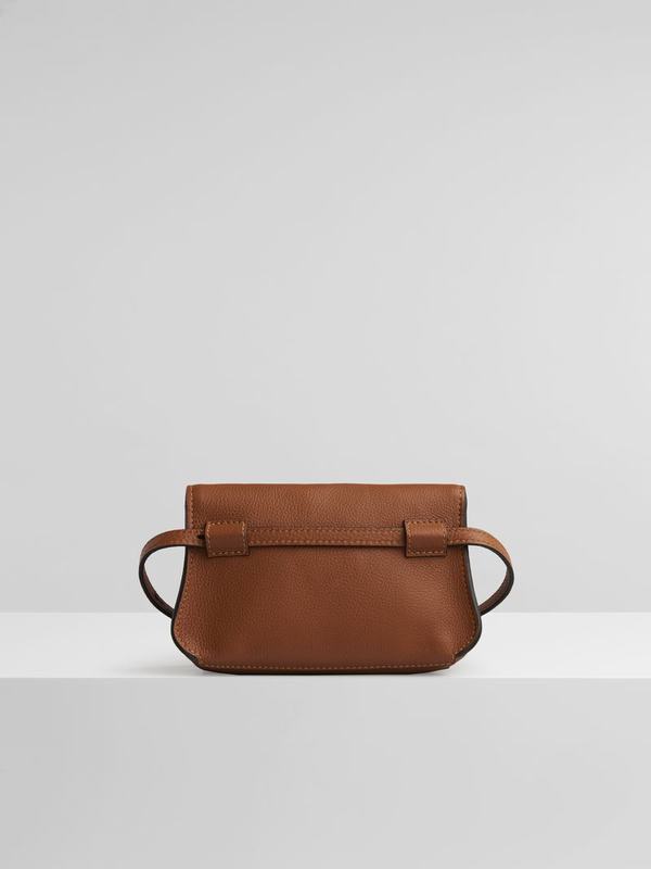 Chloé Bolsos Mujer Marcie Marrones Suede Cowhide BXIZ02413